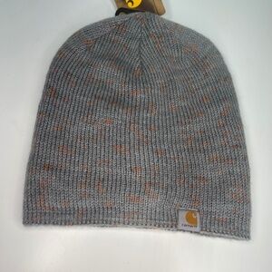 Women’s Gray Ribbed Knit Carhartt Beanie NWT